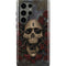 Liquid Blue Skull Entwined with Roses Galaxy S23 Ultra Pro Case