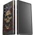 Liquid Blue Skull Entwined with Roses Galaxy S23 Ultra Pro Case