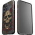 Liquid Blue Skull Entwined with Roses Galaxy S25 Plus Impact Case
