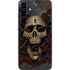 Liquid Blue Skull Entwined with Roses Galaxy S25 Plus Skin