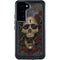 Liquid Blue Skull Entwined with Roses Galaxy S24 Plus Waterproof Case