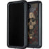 Liquid Blue Skull Entwined with Roses Galaxy S24 Plus Waterproof Case