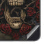 Liquid Blue Skull Entwined with Roses Galaxy S25 Skin