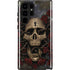 Liquid Blue Skull Entwined with Roses Galaxy S25 Ultra Impact Case