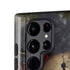 Liquid Blue Skull Entwined with Roses Galaxy S25 Ultra Impact Case