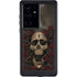 Liquid Blue Skull Entwined with Roses Galaxy S24 Ultra Waterproof Case