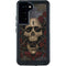 Liquid Blue Skull Entwined with Roses Galaxy S24 Waterproof Case