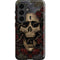 Liquid Blue Skull Entwined with Roses Galaxy S26 Impact Case