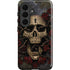 Liquid Blue Skull Entwined with Roses Galaxy S26 Impact Case