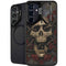Liquid Blue Skull Entwined with Roses Galaxy S26 Kickstand Case