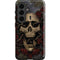 Liquid Blue Skull Entwined with Roses Galaxy S26 Plus Impact Case