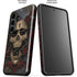 Liquid Blue Skull Entwined with Roses Galaxy S26 Plus Impact Case