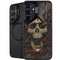 Liquid Blue Skull Entwined with Roses Galaxy S26 Plus Kickstand Case