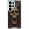 Liquid Blue Skull Entwined with Roses Galaxy S26 Ultra Clear Case