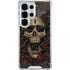 Liquid Blue Skull Entwined with Roses Galaxy S26 Ultra Clear Case