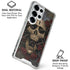 Liquid Blue Skull Entwined with Roses Galaxy S26 Ultra Clear Case