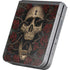 Liquid Blue Skull Entwined with Roses Galaxy Z Flip6 Skin