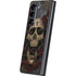 Liquid Blue Skull Entwined with Roses Galaxy Z Fold5 5G Skin