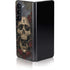 Liquid Blue Skull Entwined with Roses Galaxy Z Fold5 5G Skin