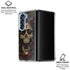 Liquid Blue Skull Entwined with Roses Galaxy Z Fold6 Clear Case