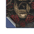 Liquid Blue Skull Entwined with Roses Galaxy Z Fold6 Skin