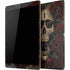 Liquid Blue Skull Entwined with Roses iPad Skins