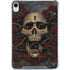 Liquid Blue Skull Entwined with Roses iPad 11th Gen (2025) Clear Case
