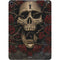 Liquid Blue Skull Entwined with Roses Apple iPad Air Skin