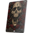 Liquid Blue Skull Entwined with Roses Apple iPad Air Skin