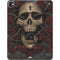 Liquid Blue Skull Entwined with Roses iPad Pro 13in M4 (2024) Skin