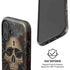 Liquid Blue Skull Entwined with Roses iPhone 16 Magsafe Impact Case