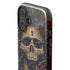 Liquid Blue Skull Entwined with Roses iPhone 16 Plus Impact Case