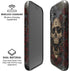 Liquid Blue Skull Entwined with Roses iPhone 16 Plus Magsafe Impact Case