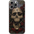 Liquid Blue Skull Entwined with Roses iPhone 16 Pro Max Skin