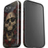 Liquid Blue Skull Entwined with Roses iPhone 16e Impact Case