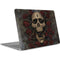 Liquid Blue Skull Entwined with Roses Apple MacBook Air Skin