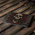 Liquid Blue Skull Entwined with Roses Apple MacBook Air Skin