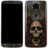 Liquid Blue Skull Entwined with Roses Moto E5 Plus Skin