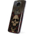 Liquid Blue Skull Entwined with Roses Moto E5 Plus Skin