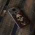 Liquid Blue Skull Entwined with Roses Moto E5 Plus Skin