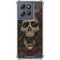 Liquid Blue Skull Entwined with Roses Moto G 5G (2025) Clear Case