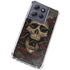 Liquid Blue Skull Entwined with Roses Moto G 5G (2025) Clear Case