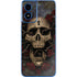 Liquid Blue Skull Entwined with Roses Moto G Play 4G (2024) Skin