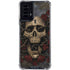 Liquid Blue Skull Entwined with Roses Moto G Power 5G (2024) Clear Case