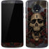 Liquid Blue Skull Entwined with Roses Moto G6 Skin