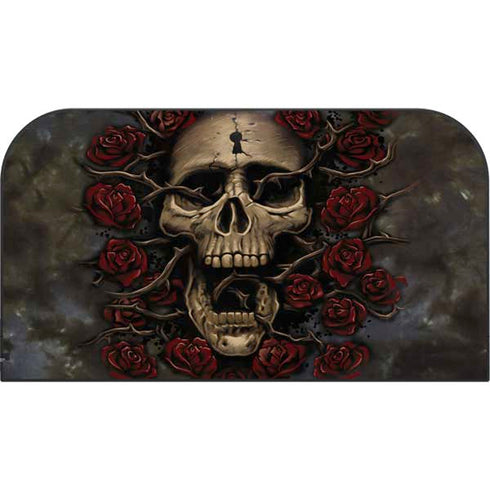 Liquid Blue Skull Entwined with Roses Nintendo Switch 2 (2025) with Joy-Con Skin