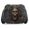 Liquid Blue Skull Entwined with Roses Nintendo Switch (2017-2021) Joy-Con Controller Skin