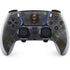 Liquid Blue Skull Entwined with Roses PS5 DualSense Edge Pro Controller Skin
