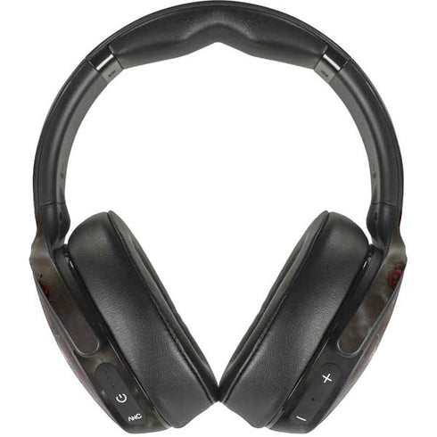 Liquid Blue Skull Entwined with Roses Skullcandy Venue Skin