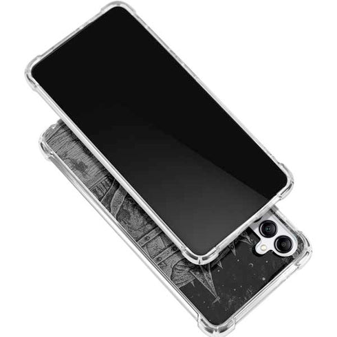 Alchemy Carta Skull Sketch Gabb Phone 4 Clear Case